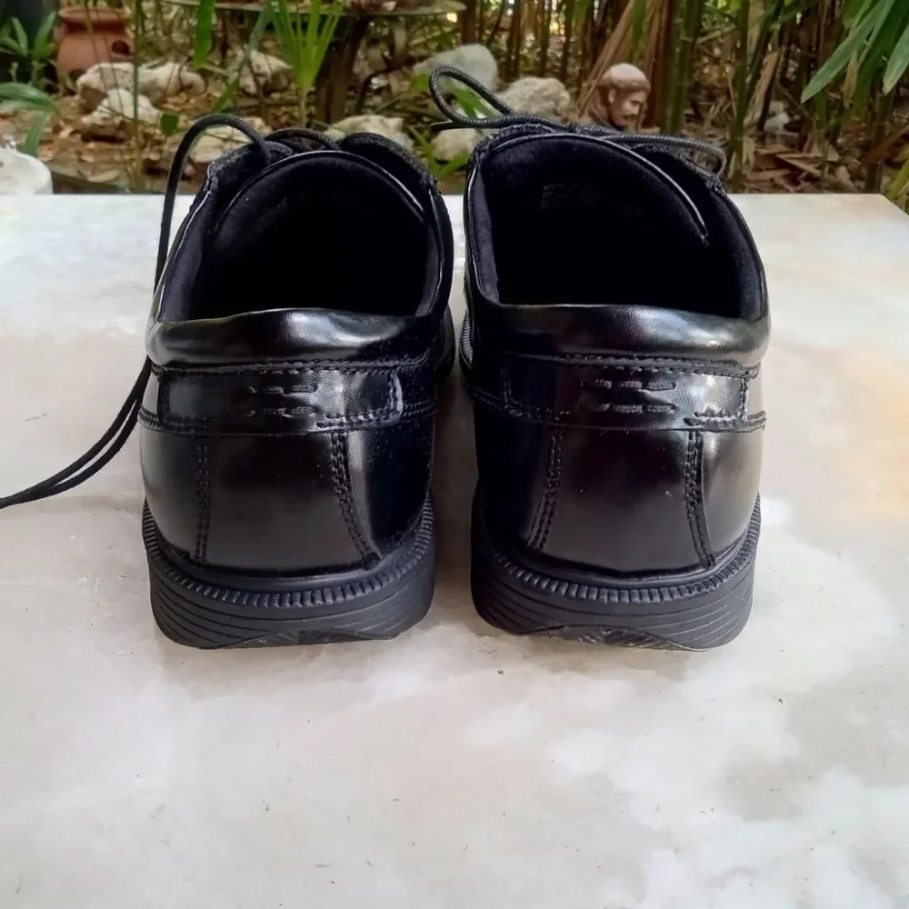 Nunn Bush Men's Black Walking Shoes Oxfords
